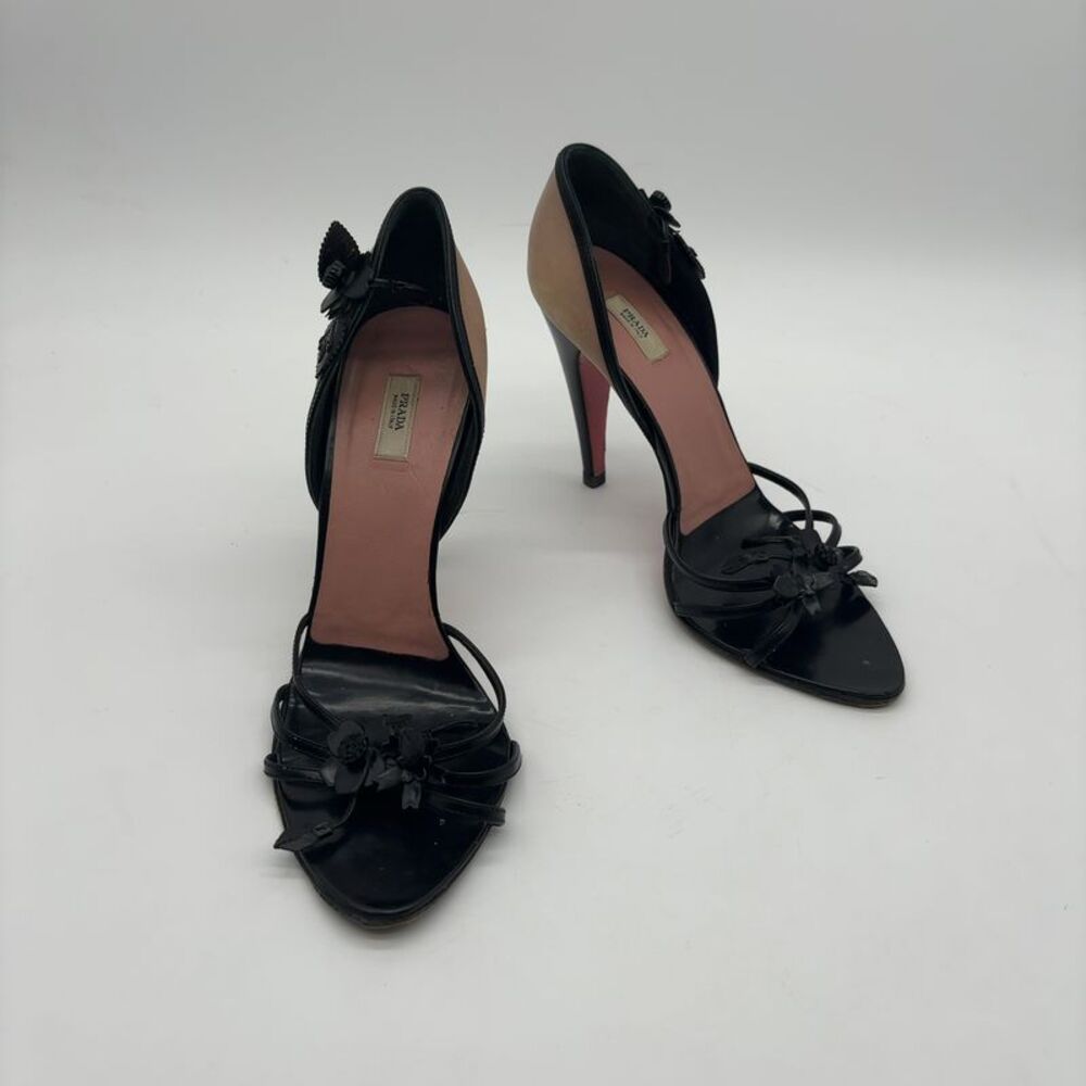 Prada Flower Heels in Multicolor